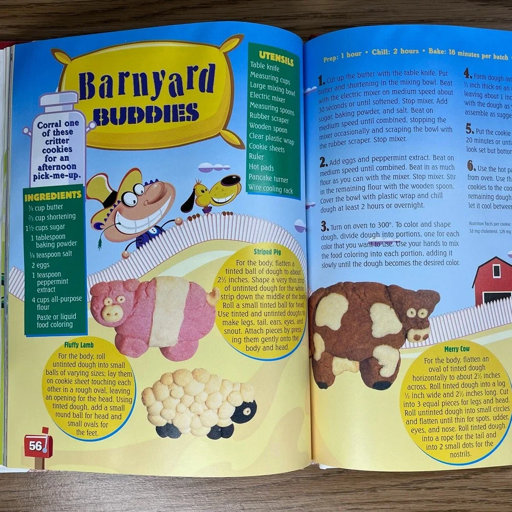 Better Homes and Gardens Kids Silly Snacks Cookbook 1998 Hardcover First Edition